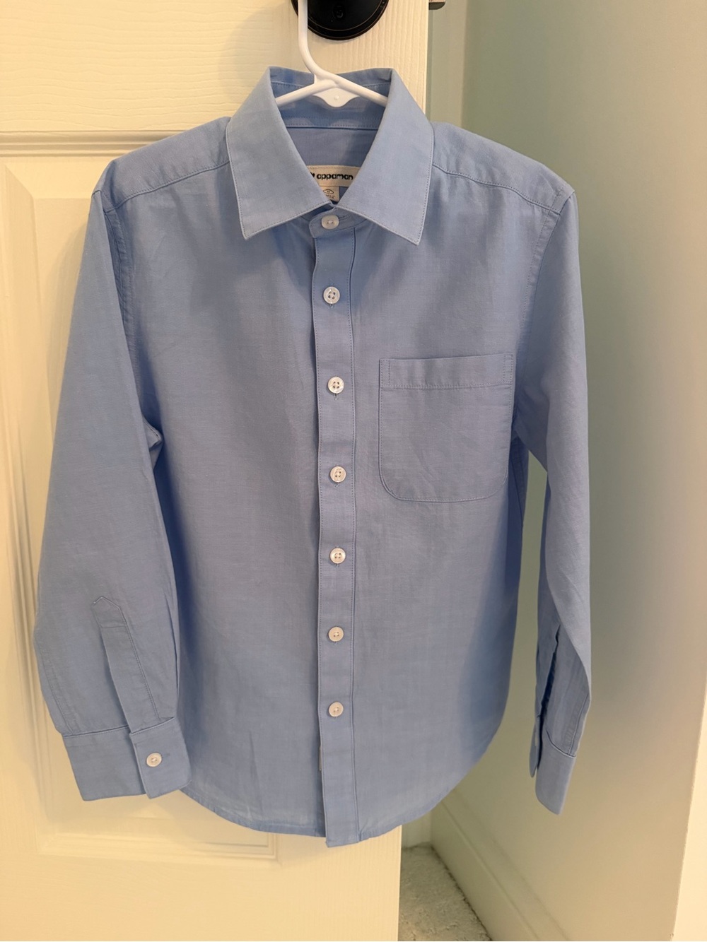 Appaman Blue Standard Button Down Shirt - Size 8